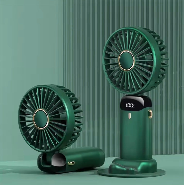 ventilateur portable vert