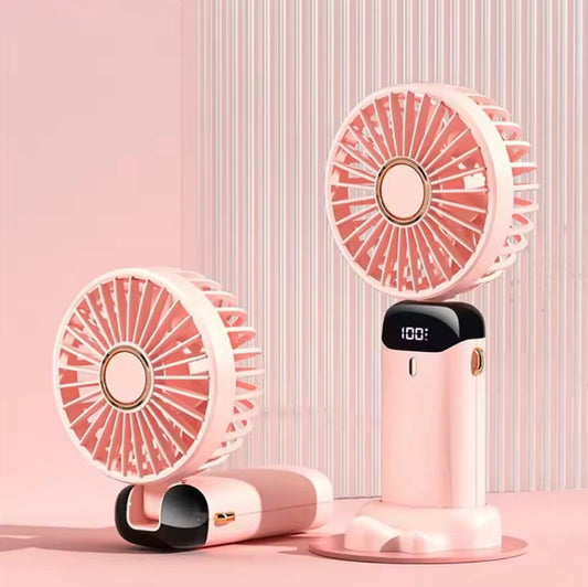 ventilateur portable rose